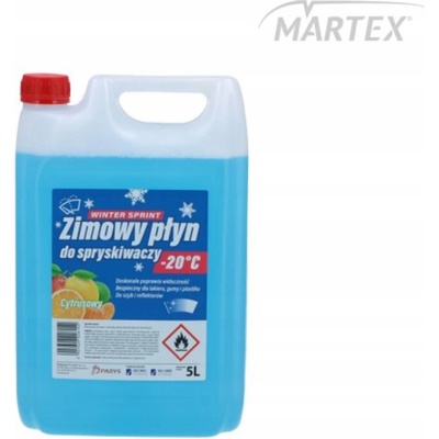 WINTER SPRINT Zimná kvapalina zmes do ostrekovačov citrus -20°C 5 l