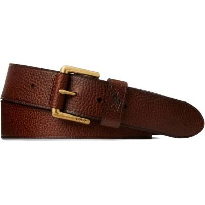 Ralph Lauren Колан Polo Ralph Lauren Keep Pebbled Leather Belt - Brown