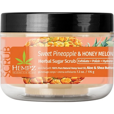 Hempz Sweet Pineapple Honey Melon Herbal Body Scrub Ексфолиант за тяло унисекс 176gr