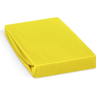 Polášek Prostěradlo jersey světle žluté 90x220