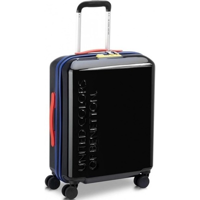 United Colors of Benetton kufor Benetton United X Delsey 4w S čierna 36 L