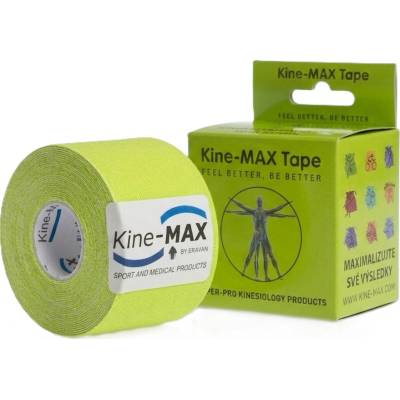 Kine-MAX Tape Super-Pro Rayon Profesionální kinesiologický tejp zelený 5 cm × 5 m