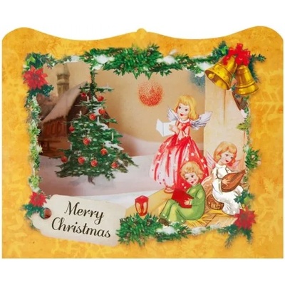 Gespaensterwald Картичка Gespaensterwald 3D - Merry Christmas, ангели (703)
