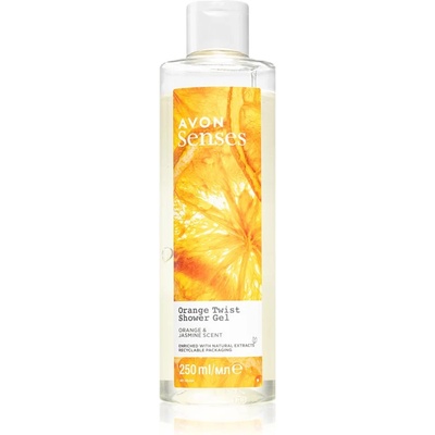 Avon Senses Orange Twist освежаващ душ гел 250ml