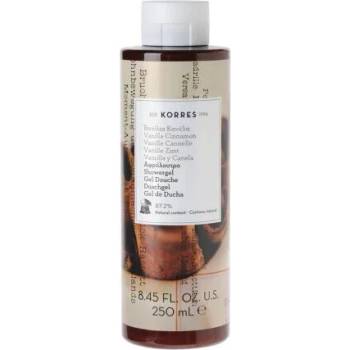 KORRES Душ гел с кремообразна пяна ванилия и канела , Korres Showergel Vanilla / Cinnamon 250ml