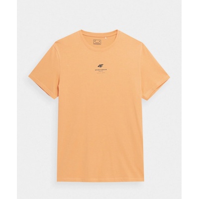 4F pánske tričko SS23 TTSHM363 salmon coral