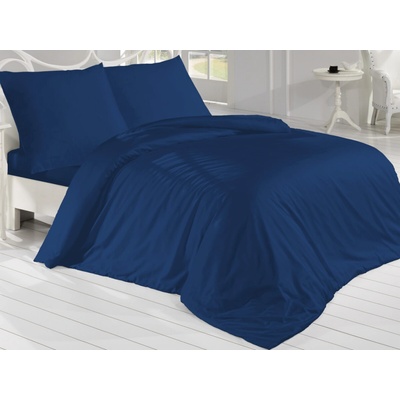 Brotex obliečky Satén tmavo modré 240x200 70x90