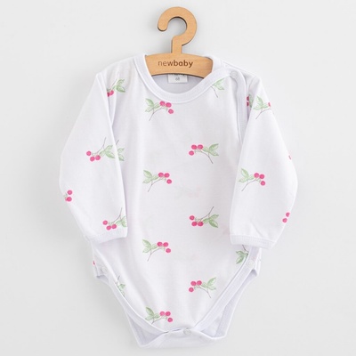 Kojenecké celorozepínací body New Baby Classic II raspberry