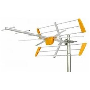 Televes насочена антена, Yagi Edge Mix, VHF/UHF, алуминий/ABS, оранжево/сребристо