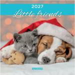 Lizzycalendar Стенен календар LIZZYCALENDAR 300x600 мм, вертикален, Little Friends 2027 (7540227002)