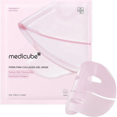 Medicube PDRN Pink Collagen Gel Mask Hydrogelová kolagenová maska s PDRN a peptidy 28 g 1 ks – Zboží Dáma