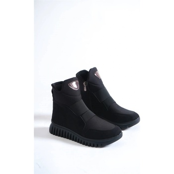 Mevese Дамски ежедневни боти с цип - Черни #384776 (384776_Черно)