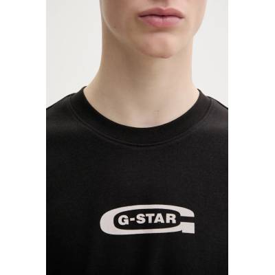 G-Star Raw Памучна тениска G-Star Raw в черно с принт D25967-C812 (D25967.C812)