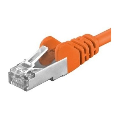 Premiumcord sp6asftp015E Patch, CAT6a S-FTP, RJ45-RJ45, AWG 26/7, 1,5m, oranžový