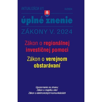 Aktualizácia V/1 / 2024 - štátna služba, informačné technológie - Poradca s.r.o.
