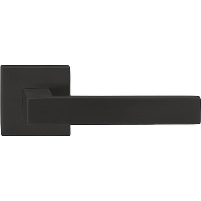 TWIN CUBOID HR C 1682FL - plochá rozeta BB klika/klika černý mat