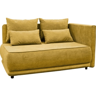 Разтегателен диван liami горчица, десен