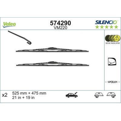 Valeo Silencio 525+475 mm ST VM220
