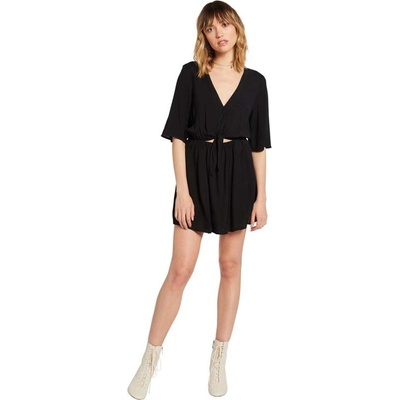 Šaty Volcom Ven Om Dress Black