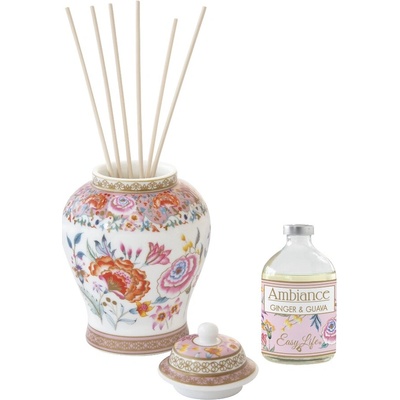 Easy Life Porcelánový Difuzér Paradise Garden ružový 250 ml