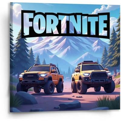 Sablio Obraz FORTNITE Off-road auta - 110x110 cm