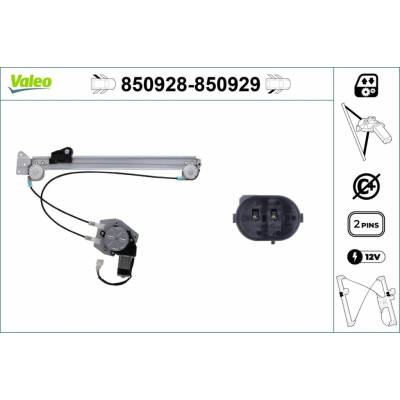 Mechanizmus zdvíhania okna VALEO 850928
