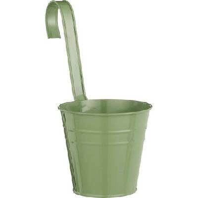 Mica САКСИЯ КРЪГЛА МЕТАЛНА joey h10xd11см ЗЕЛЕНА (1172861)