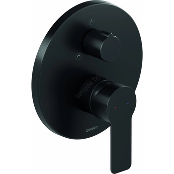 Duravit DC5210012046-Вграден смесител за вана D-CODE матово черно (DA0042)