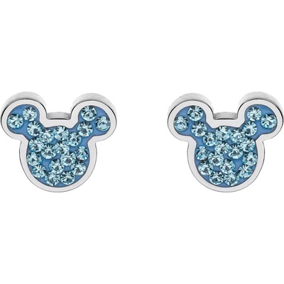 Disney oceľové kôstky so zirkónmi Mickey Mouse E600178RQL-B.CS