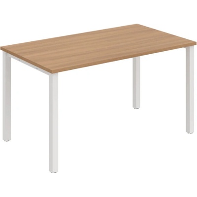 Hobis Jednací stůl UJ 1400 rovný 140 cm višeň / bílá