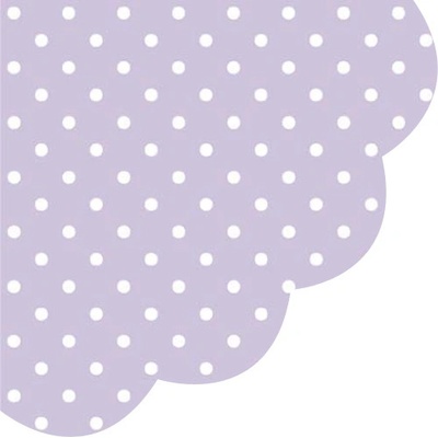 PAW servítky dots violet 32cm