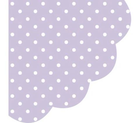 PAW servítky dots violet 32cm