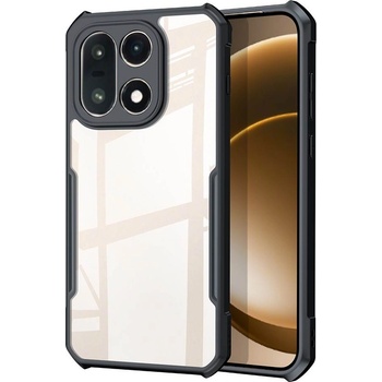 OnePlus XUNDD Калъф за OnePlus 15 5G с Прозрачен акрилен гръб- TPU рамка, Airbag технология, вкл. Протектор, Черен