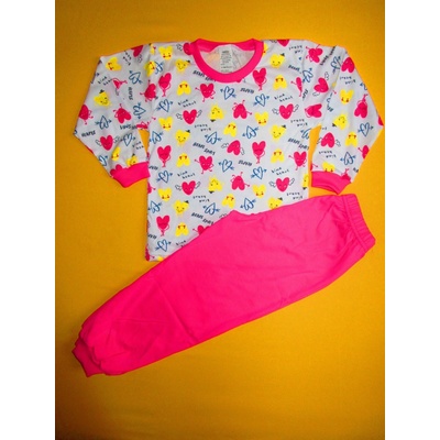 Arex ČR dětské pyžamo růžové bílá