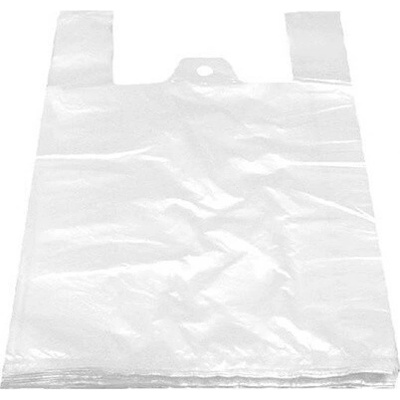 Taška HDPE 2kg v bloku (100ks), hrúbka: 6mic., rozmer: 16+12x30cm