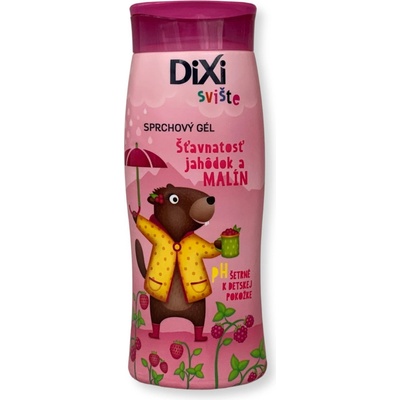 DIXI Sprchový gél jahoda+malina SVIŠTE 250 ml