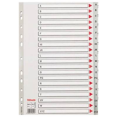 ESSELTE Rozřazovače A4 MAXI, plastový, A-Z