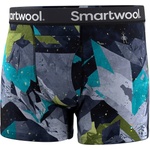 Smartwool Мъжко мериносово термобельо Smartwool Merino Print Boxer Brief Boxed Merino base layer - Blue Summit Sector - размер XXL (015-1637-1215)