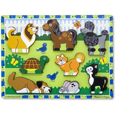 Melissa & Doug 13724 Пъзел домашни любимци 8ч (13724)