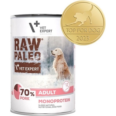 VetExpert Raw Paleo Adult Pork 400 g