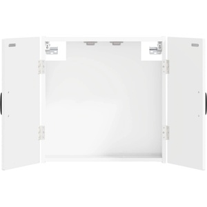 vidaXL Кабинет за дартборд HOORN Бял гланц 52, 5 x 10, 5 x 53, 5 см (897329)