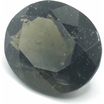 Vltavín broušený - oval briliant - 3,649 ct