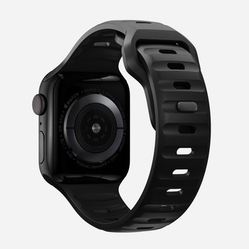 Tech-Protect Силиконова каишка за Apple Watch 42мм, 44мм, 45мм, 46мм, Ultra, Ultra 2 49мм - Tech-Protect Iconband Line Silicone Sport Band (черен) (THP2013)