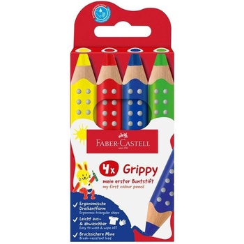 Faber-Castell Молив Grippy, 4 цвята (1015120787)