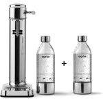 AARKE Carbonator 3 - stainless steel sparkling water maker in a modern stainless steel finish with 2x BPA-free 1L PET bottles - compatible with 60L CO2 cylinders - AA-C3 (AA-C3) - boombuy - 494,82 лв