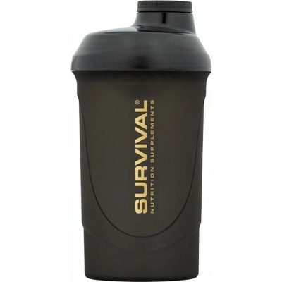 Survival Šejker - 600 ml (čierno-zlatý)