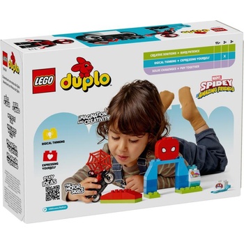 Image 1 of LEGO® DUPLO® - Marvel Spider-Man - Spin's Motorcycle Adventure (10424)