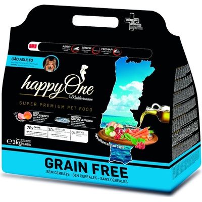 HappyOne Mediterraneum sardinky bez obilnín 3 kg