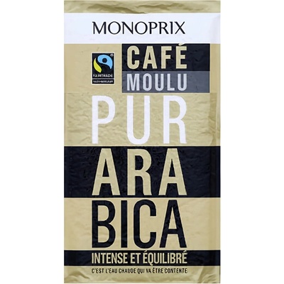 Monoprix Mletá káva Arabica intenzivní a vyvážená chuť 250 g