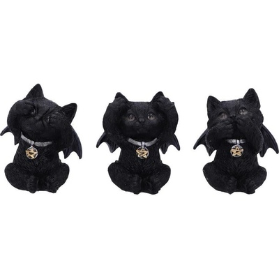 Nemesis Now Комплект статуетки Nemesis Now Adult: Humor - Three Wise Vampuss, 9 cm (U6105W2)